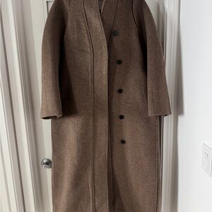 Elegant Women's Brown Trench Coat